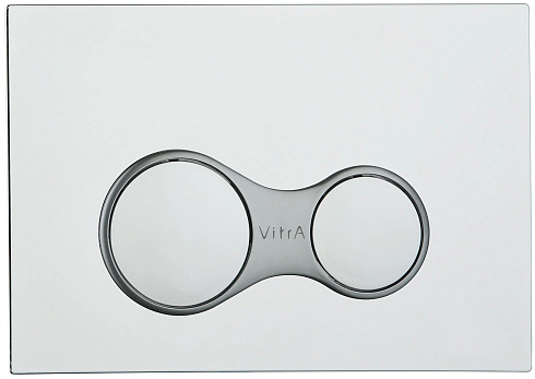 ВЫВОД Sirius Кнопка смыва глянцевый хром