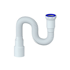 D85 ГИБКОЕ СОЕДИНЕНИЕ 800мм д.40хд.40/50  С ГАЙКОЙ 1 1/2