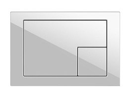 Кнопка: CORNER, пластик белый матовый