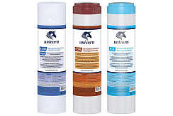 К-FE unicorn  комплект картриджей для питьевых систем PS-10, FCFE-10, FCА-10        (ОБЕЗЖИЛЕЗИВАНИЕ