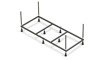 Рама д/ванны: Nike 170 NEW метал. в комплекте со сборочным пакетом, Сорт1