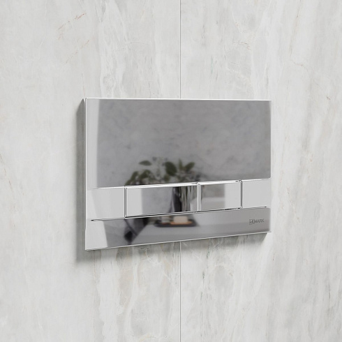 BIT Кнопка смыва механическая цвет: хром глянец