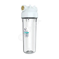 Магистральный фильтр 10" KSBP 1/2 (KSBP)  +ключ, кронштейн (Прозрачный корпус магистрального фильтра