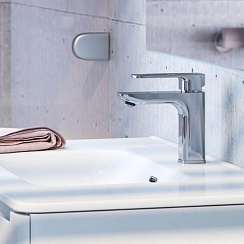 Смеситель для умывальника, хром, Slide, IDDIS, SLISB00i01