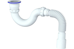 G31 СИФОН ДЛЯ ДУШЕВОГО ПОДДОНА ПРЯМОТОЧНЫЙ С ПРИКРУЧИВАЮЩИМСЯ ВЫПУСКОМ 1 1/2