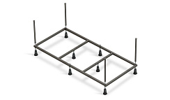 Рама д/ванны: Lorena 140 NEW метал. в комплекте со сборочным пакетом, Сорт1