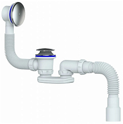 Сифон автомат для ванны и  глубокого поддона системы Easyopen