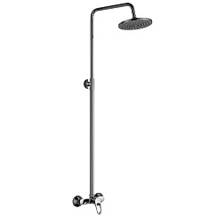 Душевая система с верхним душем Ø20 см, регулируемая высота 0,9~1,5 см, латунь/хром, B35-44