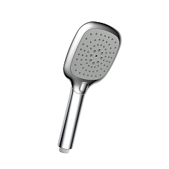 Лейка для душа, 3 режима, 11х25см, пластик/хром, блистер