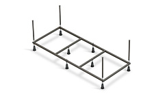 Рама д/ванны: Lorena 170 NEW метал. в комплекте со сборочным пакетом, Сорт1