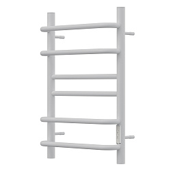 Полотенцесушитель электрический Point Сатурн PN90846W П6 400x600 диммер справа, белый