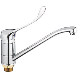 Смеситель хирургический для раковины, латунь, хром HB4954