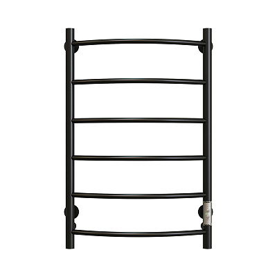 Aringa Берген полотенцесушитель лесенка электрический 80*50, черный