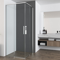 Душевой уголок Ultima VSS-7UL1010CL, 1000*1000, хром, стекло прозрачное, , шт