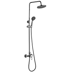 Душевая система с верхним душем Ø20 см, регулируемая высота 0,9~1,5 см, латунь/хром