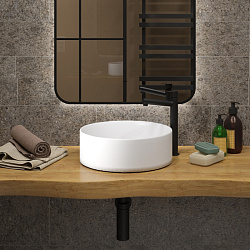 Corpa Nera Bosso/Боссо раковина накладная D35, белый