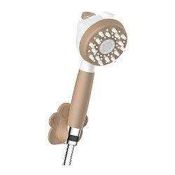 Лейка для мытья животных 3-функциональная Ø85х22см, съёмная рукоятка, пластик, блистер