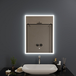 Зеркало/LED-подсветка(60см*80см)/сенсор. выключатель Siena/AQUA DE MARCO