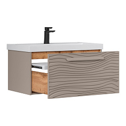 Тумба подвесная Gleam 80.1Y, амарок/дуб вотан (78857(80))