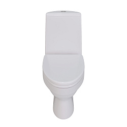 Aringa Сиена Унитаз-компакт, двухрежимная арматура, сиденье полипропилен с микролифтом, белый