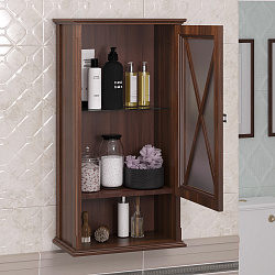 Шкаф Opadiris Палермо 46 подвесной, одностворчатый, цвет светлый орех, правый, правый