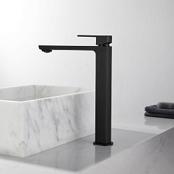 Смеситель для раковины Next VBF-1N2MB однорычажный, черный, , шт