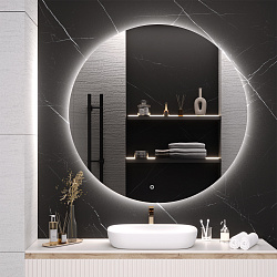 Зеркало/LED-подсветка/круглое (140см)/сенсор.выключатель Milan/AQUA DE MARCO