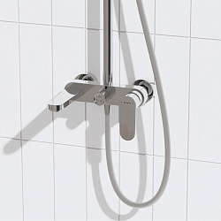 Душевая система со смесителем Pragma Olako, хром, OLK3.CFSS.021
