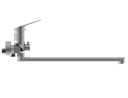 Смеситель для ванны FLAVIS с длинным изливом однорычажный