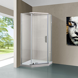 Душевой уголок Stresa VSP-1S900CL, 900*900, хром, стекло прозрачное , , шт