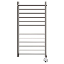 Полотенцесушитель электрический Point Аврора PN10158SPE П11 500x800 с полкой левый/правый, хром