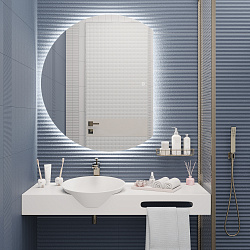 Зеркало /LED-подсветка/(100*120см)/ MOON./AQUA DE MARCO