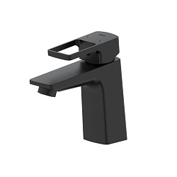Смеситель для умывальника, черный матовый, Bild, IDDIS, BILBL00i01