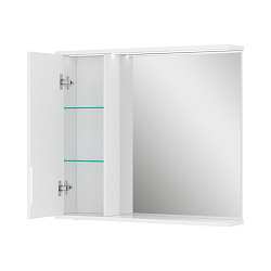 Зеркало-шкаф Lake 80 левое (белый)