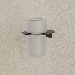 Подстаканник, нержавеющая сталь, NOА, черный матовый, IDDIS, NOABLG0i45