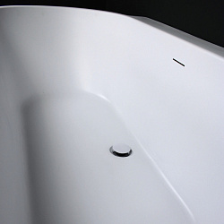 Corpa Nera Salieri/Сальери ванна акриловая отдельностоящая 170х80х56, белый матовый