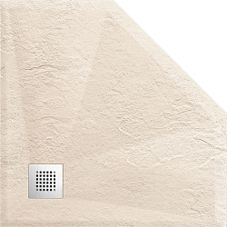 Поддон для душа из искусственного камня VST-4SP9090C, 900*900*25, бежевый, , шт