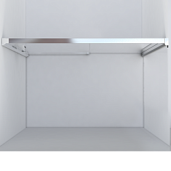 Душевая дверь Lugano VDS-1L130CLGM-1, 1300, вороненая сталь, стекло прозрачное, , шт