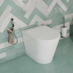 CALRDSEi26, Приставной унитаз, безободковый, Calipso Rimless, ID