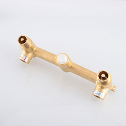 Смеситель для раковины Groove VBFW-4G1BG4 встраиваемый, брашированное золото, , шт