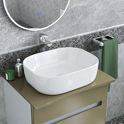 Corpa Nera Viotti/Виотти  50 раковина накладная, artceramic, белый