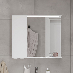 Зеркало-шкаф Lake 80 левое (белый)