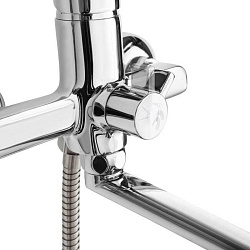 Смеситель для ванны с длинным изливом,  Nelson, Milardo, NELSBLCM10