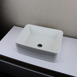 Corpa Nera Grossi/Гросси 40 раковина накладная узкая, белый