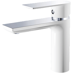 Смеситель для раковины, латунь, белый/хром HB10505-8