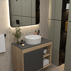 Corpa Nera Russo/Руссо 36 раковина накладная, белый