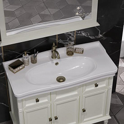 Тумба Opadiris Кантара 105, цвет слоновая кость (под раковину Kirovit Модерн 105)