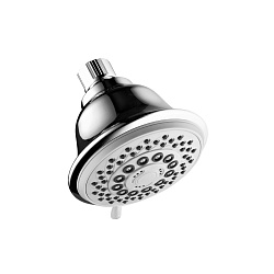 Лейка душевая верхняя, круглая, 5 режимов, Ø10см, пластик/хром, блистер