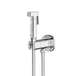 Встраиваемый смеситель с гигиеническим душем,хром LM7172C