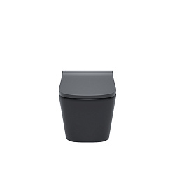 Унитаз подвесной безободковый, чёрный матовый, Bild, IDDIS, BILR2BMi25